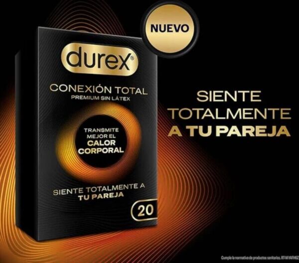 Krabička kondómov Durex Total Connection Regular Fit