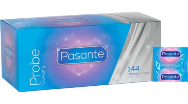 Balenie latexových návlekov na ultrazvukové sondy Pasante Probe Covers