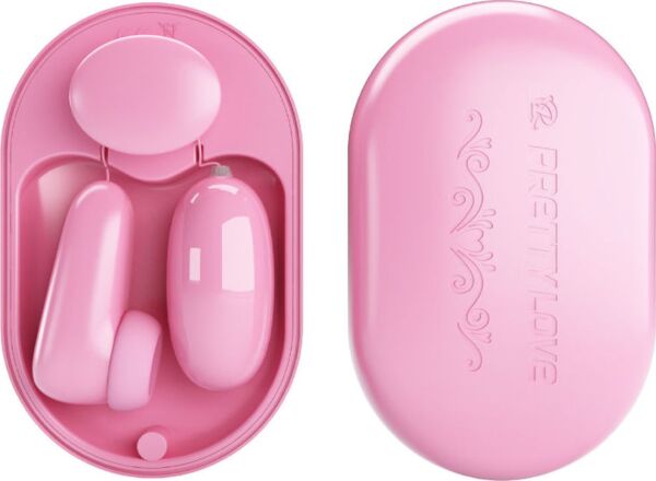 Vibračné vajíčko Pretty Love Magic Box s poklepávacím stimulátorom a ovládačom s káblom