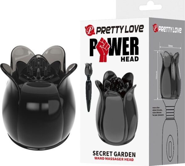 Výmenná masážna hlavica Pretty Love Secret Garden pre masážny prístroj PowerWand