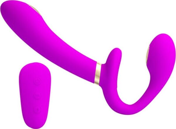 Strap-on bez postroja Pretty Love BW-022068W s diaľkovým ovládačom