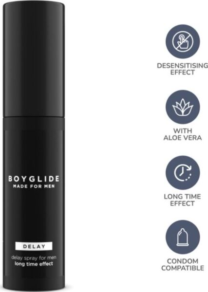 Sprej na oddialenie ejakulácie Boyglide Delay od IntimateLine, fľaštička 20 ml