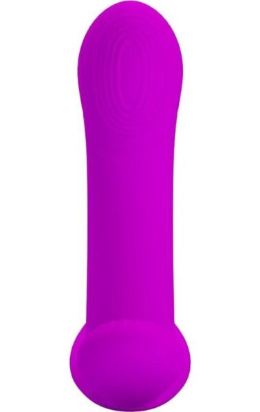 Fialový vibrátor Pretty Love BI-300002W s diaľkovým ovládačom