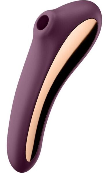 Stimulátor klitorisu Satisfyer Dual Kiss s vibračnou zakrivenou rukoväťou