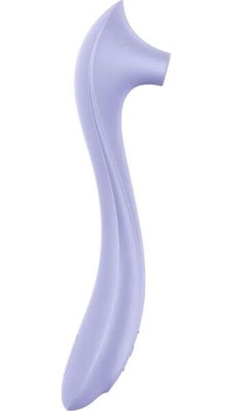 Stimulátor klitorisu Satisfyer Easy Lover vo fialovej farbe s dlhou rukoväťou