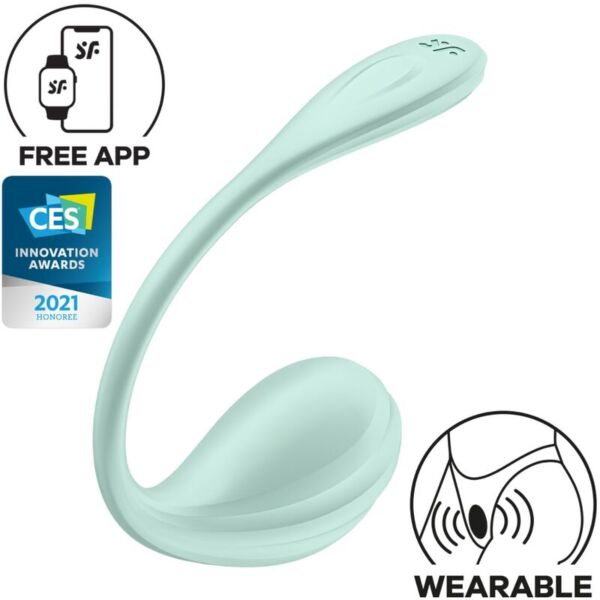 Vibrátor na bod G Satisfyer Smooth Petal