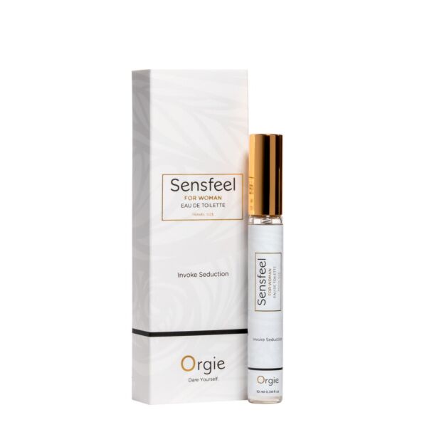 Sklenený flakón s rozprašovačom Orgie Sensfeel For Woman 10 ml