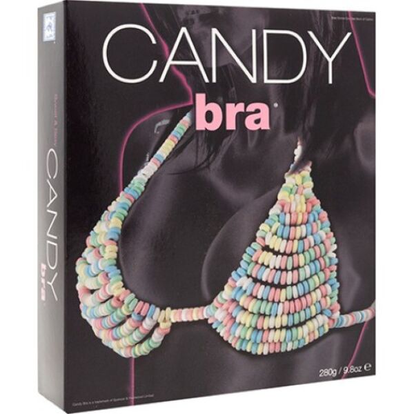 Jedlá podprsenka Candy Bra od Spencer & Fleetwood z farebných cukríkov
