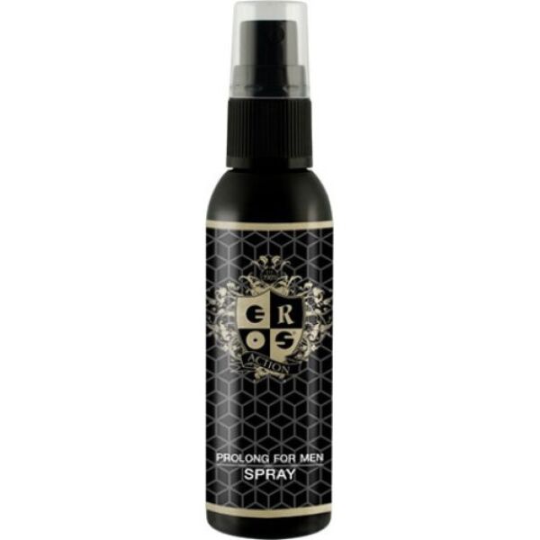Fľaštička s rozprašovačom spreja na oddialenie ejakulácie Eros Action Prolong for Men, 50 ml