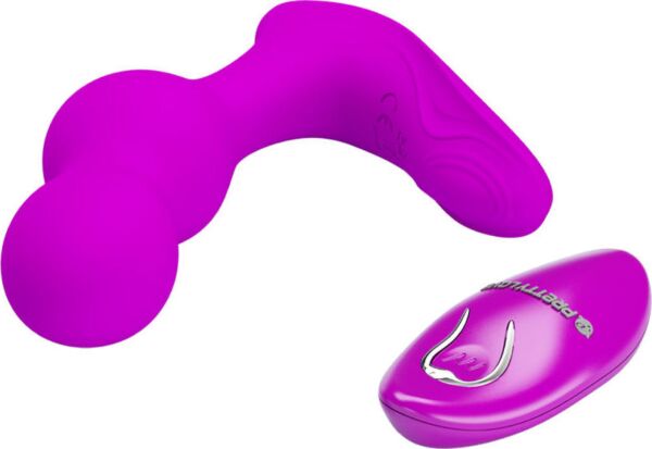 Análny vibrátor Pretty Love BI-040156W s diaľkovým ovládačom