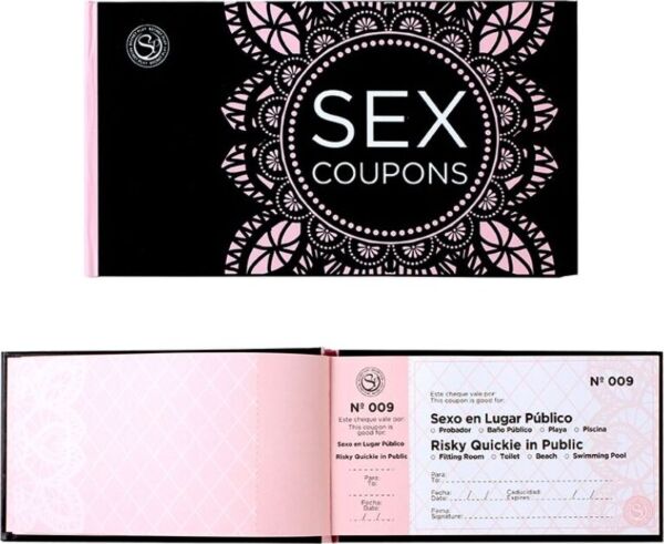 Erotické kupóny Secret Play Sex Coupons s 50 kupónmi