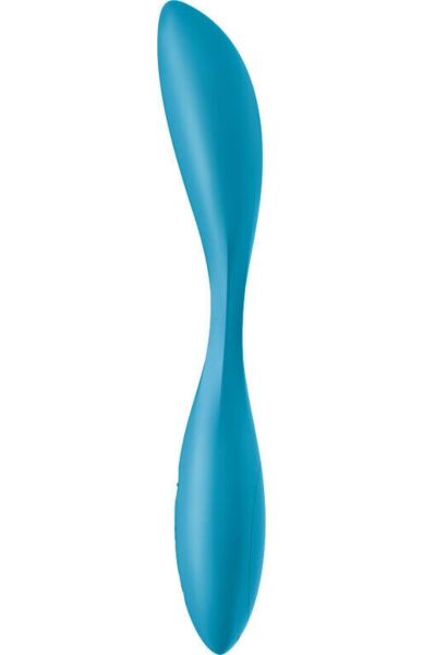 Vibrátor na G-bod Satisfyer G-Spot Flex 1 v modrej farbe s ohybným hriadeľom
