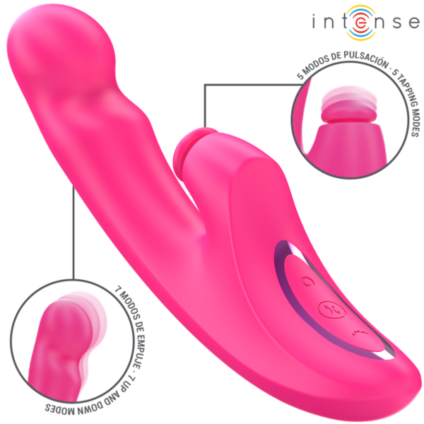 Vibrátor Intense EMI 3 v 1 zo silikónu