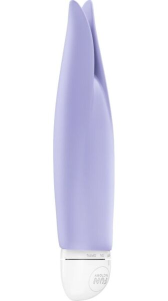 Lay-on vibrátor Fun Factory Volita vo fialovej farbe s dvoma silikónovými hrotmi