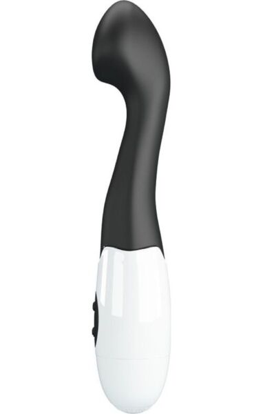 Vibrátor na bod G Pretty Love BI-014221-A3 z čierneho silikónu