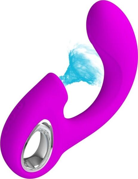 Dvojitý vibrátor Pretty Love BI-300098 s nadstavcom na klitoris