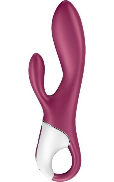 Rabbit vibrátor Satisfyer Heated Affair v purpurovo červenej farbe