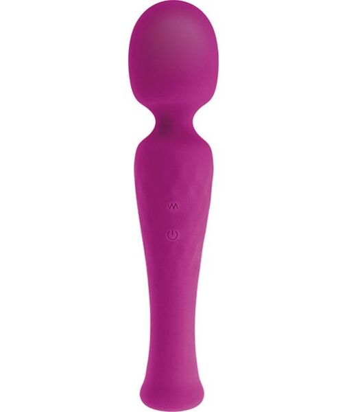 Wand masér S Pleasures Velvet s pevnou rukoväťou a flexibilnou hlavicou