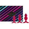Feelztoys - bibi twin set de 3 plugs anales - rosa