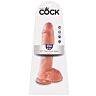 Dildo King Cock 10 s realistickým dotykom a testiklami