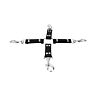 Restraints Bound 4 Way Hog Tie s koženými popruhmi
