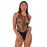 Teddy Lace LJ Floral Halter s nastaviteľným zaväzovaním