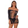 Mini Šaty Lace Off the Shoulder s čipkovými detailmi