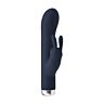Vibrátor NAUTI Silicone Rabbit s krivým hrotom