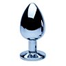 Butt Plug Precious Metals Large s kamienkami Plata