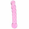 Dildo Spectrum Ribbed Glass 17 cm s hypoalergénnym sklom