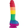 Dildo Colours Pride Edition 21,5cm s prísavkou