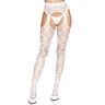 Pančuchy Leg Avenue Motív srdca One size