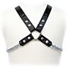 Postroj Loviux Leather Body Chain Harness II s reťazami