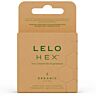 Kondóm LELO HEX Organic - Ekológická verzia s L-arginínom