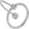 Steel spermstopper ring - 28 mm - silver