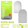 Masturbátor Tenga Pocket Click Ball s integrovanými textúrami