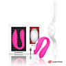 Vibrátor Wearwatch Dual fucsia/Nieve s technológiou ovládania