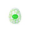 Masturbátor Tenga Egg Cubic - stimulácia s kubickými textúrami