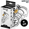 Jaula pena ADDICTED TOYS LOCKED Silver Lock