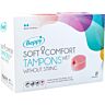 Tampony Beppy Soft Comfort bez šnúrky pre pohodlné obdobie