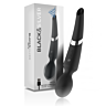 Vibrátor BLACK&SILVER Beck s nasávaním a masážou