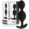 Bola análny BLACK&SILVER Orson s viacerými výstupkami