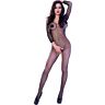 Bodystocking Chilirose CR 4307 s otvorenou medzi nohami