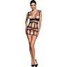Body Stocking Passion Woman BS072 s čipkou a priesvitnosťou