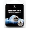 Lubrikant Secret Play Brazilian Balls s 3 efektmi