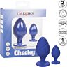 Análny plug CALEXOTICS Cheeky Plugs s jedinečnou textúrou