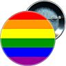 Špendlík PRIDE s LGBT vlajkou na párty