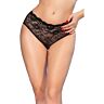 Čipkované nohavičky CHILIROSE PANTIES & THONGS CR 4901 čierne