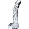 Dildo ICICLES N. 61 s presnou stimuláciou bodu G