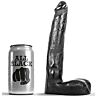 Dildo All Black 21 cm s realistickým povrchom